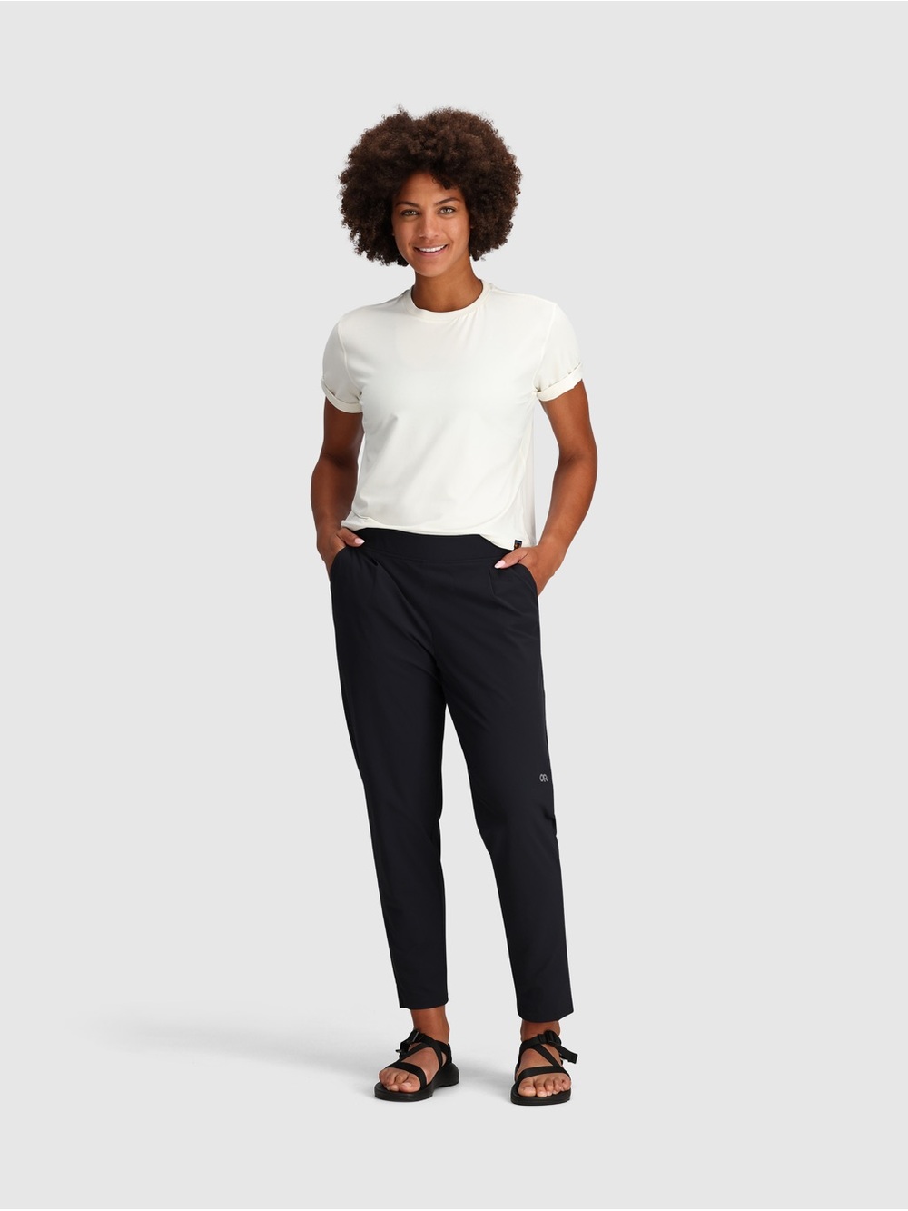 Outdoor Research Womens Ferrosi Transit Pants Black Hiking Travel 300271 Size L